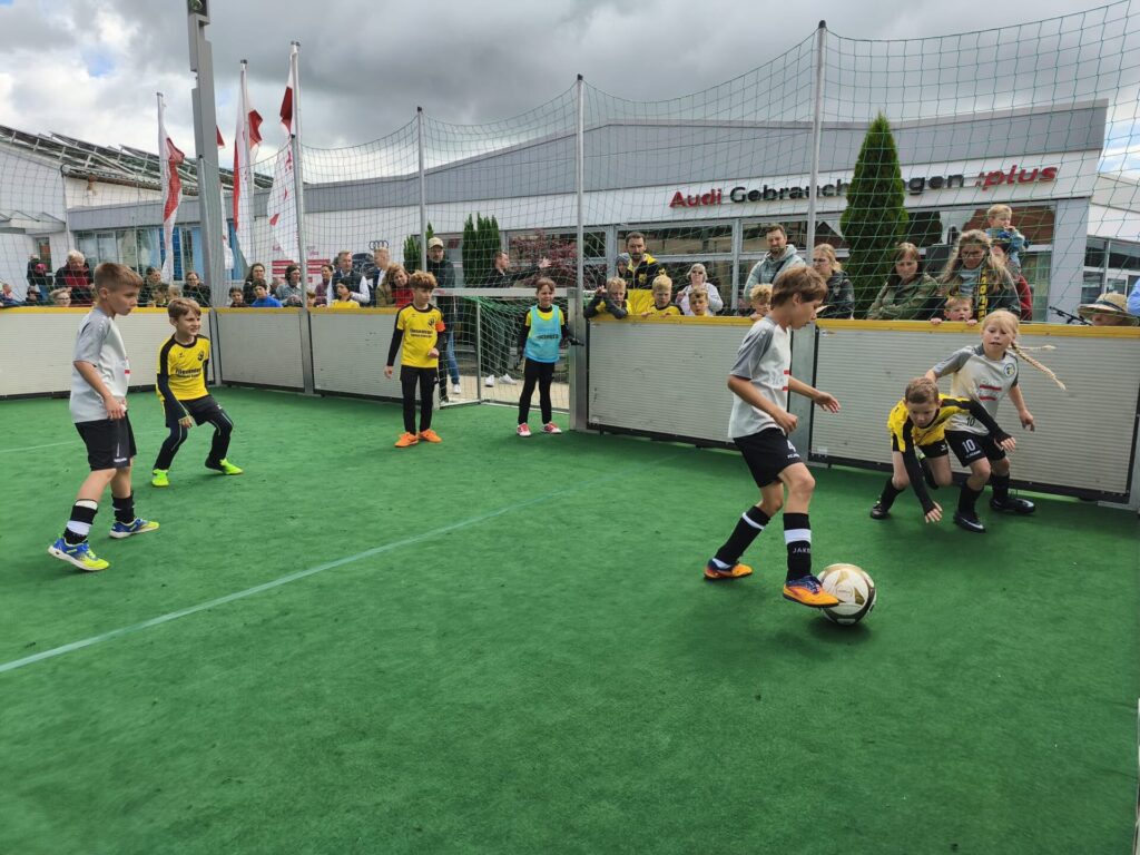 F-Junioren beim Street-Soccer-Turnier in Borna