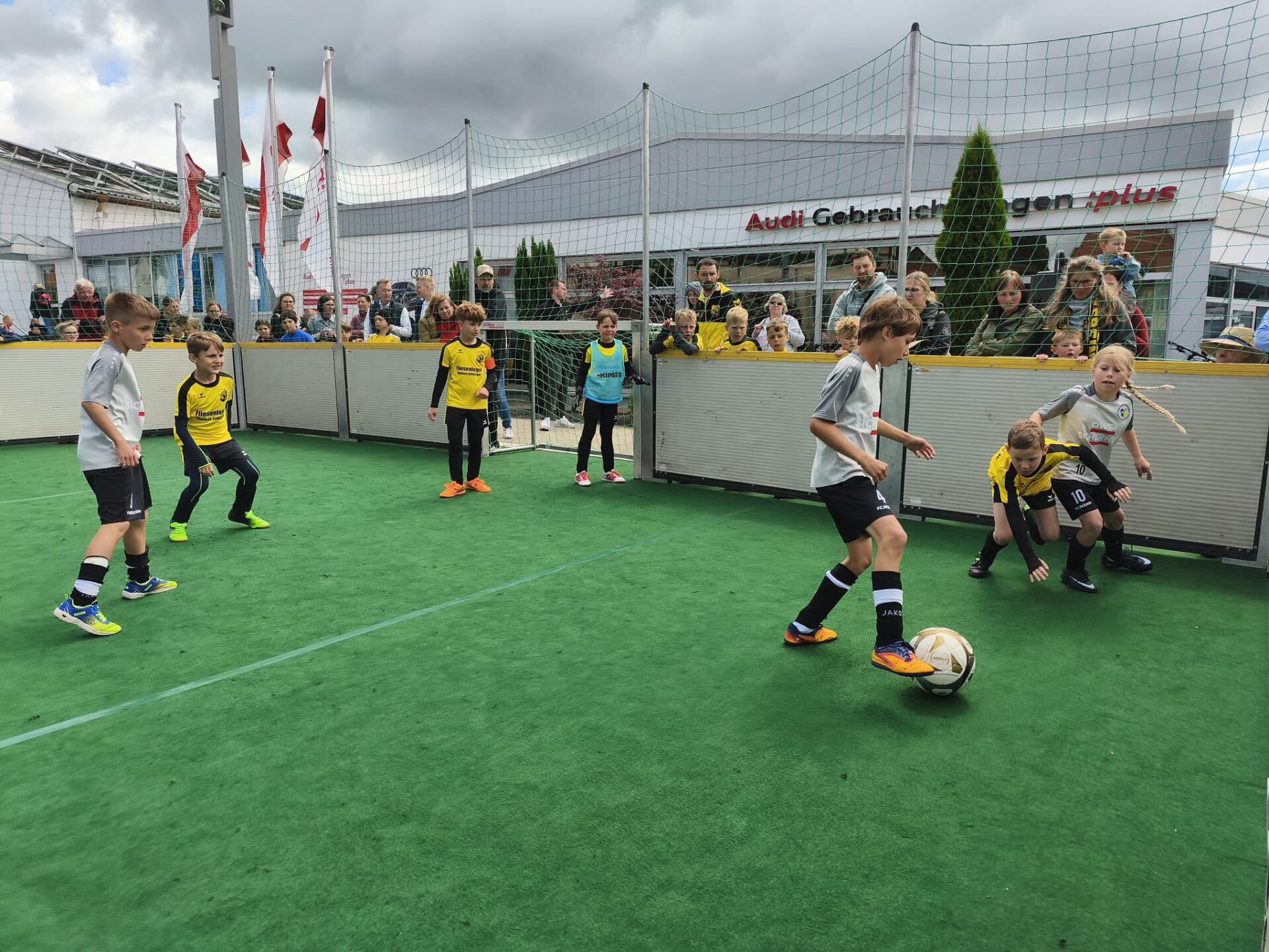 F-Junioren beim Street-Soccer-Turnier in Borna