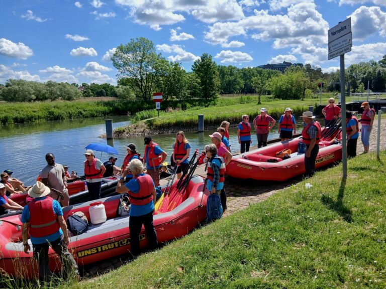 14. Wanderung W2 Video Schlauchbootfahrt Laucha am 06. Juni 2026